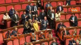 Bagarre Senato tra Malan (FdI) e i Cinque Stelle su antimafia, urla in Aula