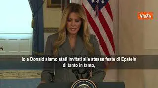 Melania Trump: Non ho mai avuto relazioni con Epstein, né con Maxwell