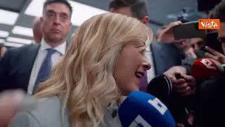 Crisi Iran, Meloni: Urgente revisione e sospensione Ets