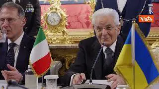 Mattarella a Zelensky: L'Italia sarà sempre al fianco dell'Ucraina