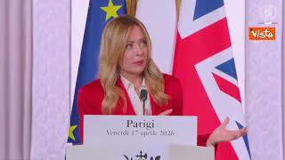 Meloni su Hormuz: Italia disponibile a inviare navi con postura difensiva per sicurezza Stretto