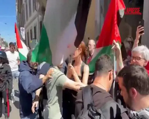 25 Aprile, contestata la Brigata Ebraica a Milano