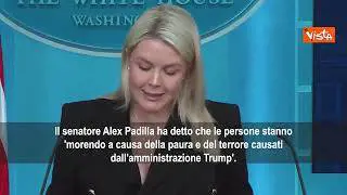 Leavitt (Portavoce Casa Bianca): Accuse Democratici a Trump ispirano azioni di persone disturbate