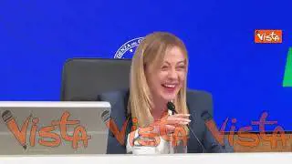 Meloni scherza coi giornalisti: Ero preoccupata che ancora non avevate nominato Trump