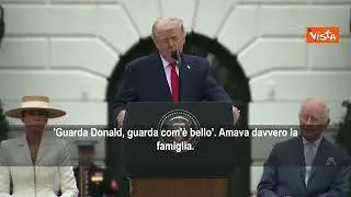 Trump: Mia madre aveva una cotta per Re Carlo