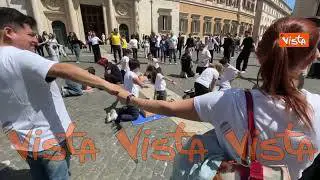 Flash Mob a Montecitorio sulla prevenzione contro il rischio infarto