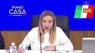 Meloni: 10 miliardi di euro per 100mila alloggi tra case popolari e prezzi calmierati