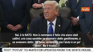Trump: Valuto ritiro truppe dall'Italia, non hanno aiutato in Iran