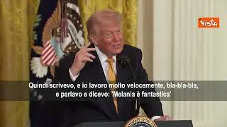 Trump si scusa con Melania ridendo: Il correttore automatico la trasformava in 'Melody'