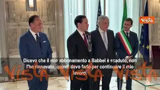 Rubio: Sto imparando l'italiano ma mi è scaduto l'abbonamento a Babbel