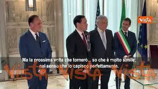 Rubio: La prossima volta farò un discorso in italiano, lo sto imparando