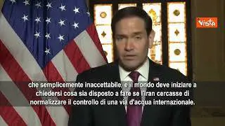 Rubio: Inaccettabile tentativo dell'Iran di controllare acque internazionali SOTT