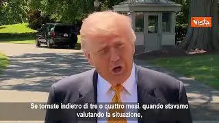 Trump: L'Iran non avrà mai arma nucleare, noi non giochiamo