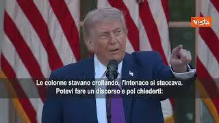 Trump: Prima di me la Casa Bianca era una 'Shit House', l'ho rimessa a nuovo