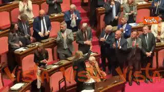 Standing ovation per Alex Zanardi in Aula al Senato