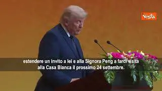 Trump: Invito Xi Jinping e sua moglie Peng Liyuan alla Casa Bianca a settembre