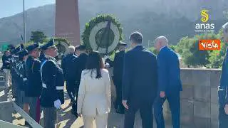 Anas commemora la Strage di Capaci, presenti sulla A29 Nordio e Piantedosi