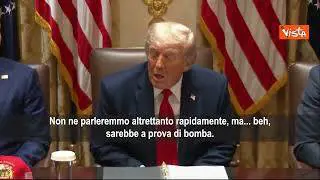Trump su Iran: O facciamo un ottimo accordo o non se ne fa nulla