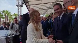 Meloni alla cerimonia militare per 212° anno Fondazione Arma Carabinieri a Reggio Calabria