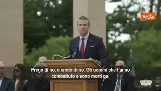 82 anno sbarco Normandia, Segretario Usa Hegesth: Europa rischia invasione migranti