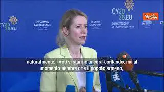Kallas su elezioni Armenia: Hanno scelto futuro europeo nonostante le pressioni russe