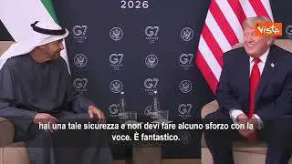 Presidente Emirati Arabi parla a bassa voce, Trump: Quando sei così ricco puoi parlare piano