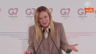 Meloni a G7: "Con Trump rapporto immutato, capiamo i nostri punti di vista"