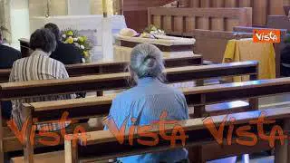 Camera ardente del Cardinal Ruini nella Cappella del  Seminario Romano, immagini