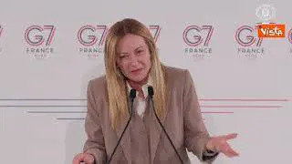 Meloni al G7: Con Trump rapporto immutato, abbiamo carattere forte