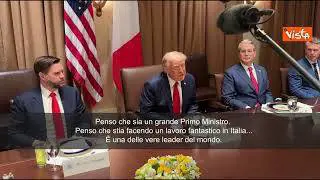 Trump a Meloni nel 2025: Grande premier è una delle vere leader nel mondo