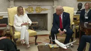 Meloni alla Casa Bianca nel 2025 incanta Trump parlando in italiano: "It was so beautiful"