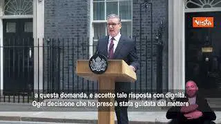 Premier britannico Starmer annuncia le dimissioni: Ho messo sempre il Paese al primo posto