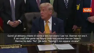 Trump su premier britannico dimissionario Keir Starmer: Non è di certo Winston Churchill