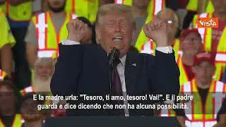 Trump: Melania dice che non devo ballare perché non è presidenziale, ma la gente adora mia danza