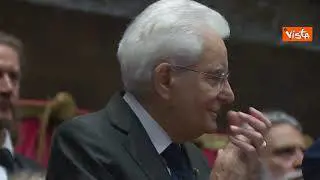 Standing ovation per Mattarella alla Camera per 80esimo Assemblea Costituente