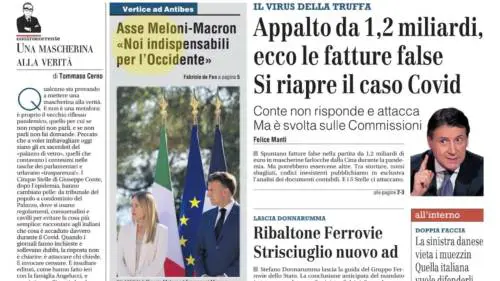 Si riapre il caso Covid, asse Meloni-Macron, terremoto in Venezuela: due italiani morti 
