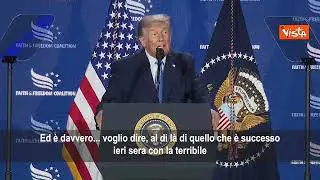 Trump su Venezuela: Al di là del terremoto, gente balla per strada ed economia va meglio che mai