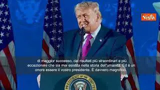 Trump: Siamo il Paese più potente della terra e, per grazia di Dio, quello di maggior successo