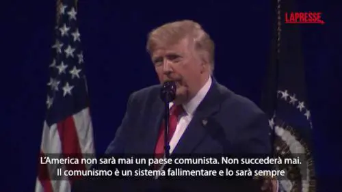 Trump: "Il comunismo è un cancro da estirpare"  