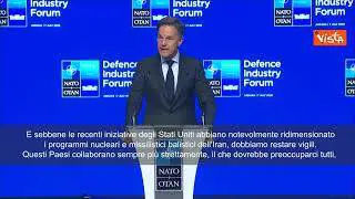 Rutte (Nato): Serve rivoluzione Industria Difesa. Ronzio deve trasformarsi in un ruggito