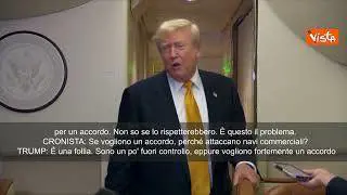 Trump: Mi hanno chiamato dall'Iran, vogliono fare un accordo disperatamente