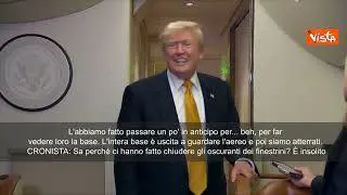 Trump: Sono minacciato continuamente da Iran, il primo della lista. E con me anche voi cronisti