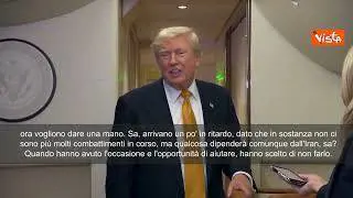 Trump: Se ritiro truppe dall'Europa? Dipende come andrà con Groenlandia, non ho deciso
