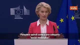 Von Der Leyen: Per proteggere l'infanzia serve un'età minima per l'accesso ai social