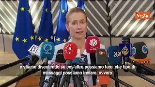 Kallas: Lo Stretto di Hormuz deve restare aperto e senza pedaggi
