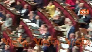 Legge elettorale, Donzelli interviene in Aula alla Camera, le proteste dai banchi del Centrosinistra