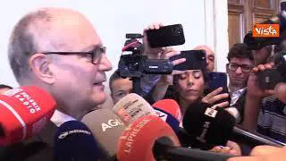 Gualtieri all'assemblea dei Nobel in Campidoglio: L'Ai sia strumento per pace disarmata e disarmante