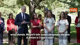 Re Filippo VI riceve Nazionale spagnola: Vittoria Mondiali epica, avete dimostrato coraggio