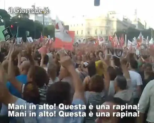 Madrid, proteste contro l'austerity