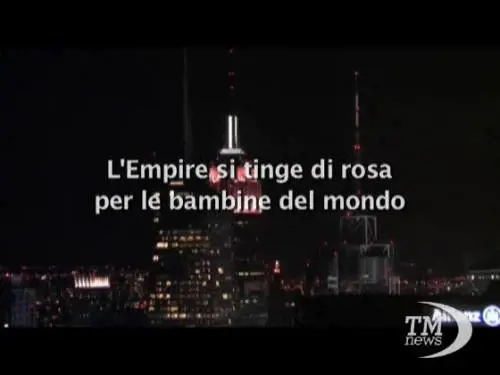 L'Empire State Building si tinge di rosa per la bambine
